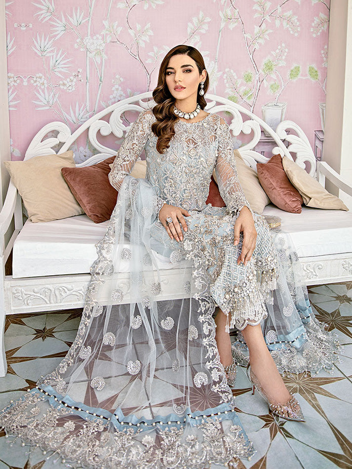 Avenir Embroidered Net 3-Piece Suit WS-01