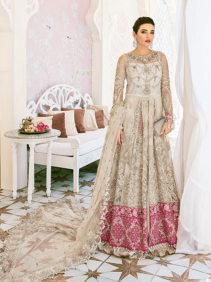Jeune Embroidered Net 3-Piece Suit WS-02