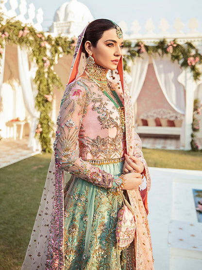 Joli Embroidered Net 3-Piece Suit WS-03