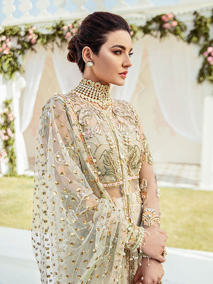 Cher Embroidered Net 3-Piece Suit WS-04