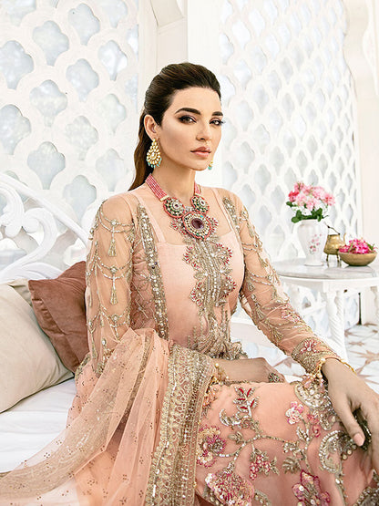 Voir Embroidered Net 3-Piece Suit WS-07 - Fleur De Rose Wedding Formals