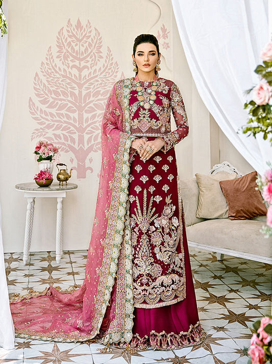 Pois Embroidered Net 3-Piece Suit WS-08