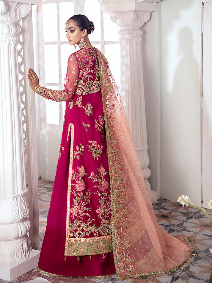 Chameli Embroidered Net 3-Piece Suit WS-10