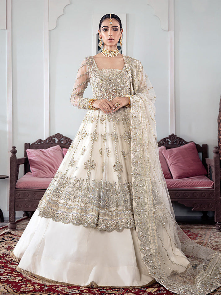 Meeral Embroidered Net 3-Piece Suit WS-22