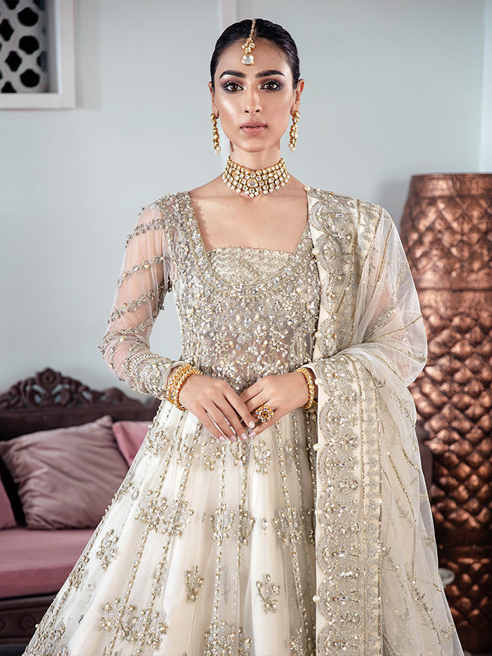 Meeral Embroidered Net 3-Piece Suit WS-22