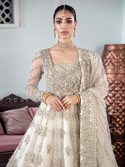 Meeral Embroidered Net 3-Piece Suit WS-22