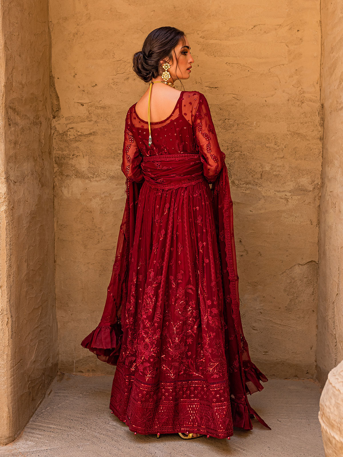 Zaariya 01 Embroidered Chiffon 2022 by Gulaal