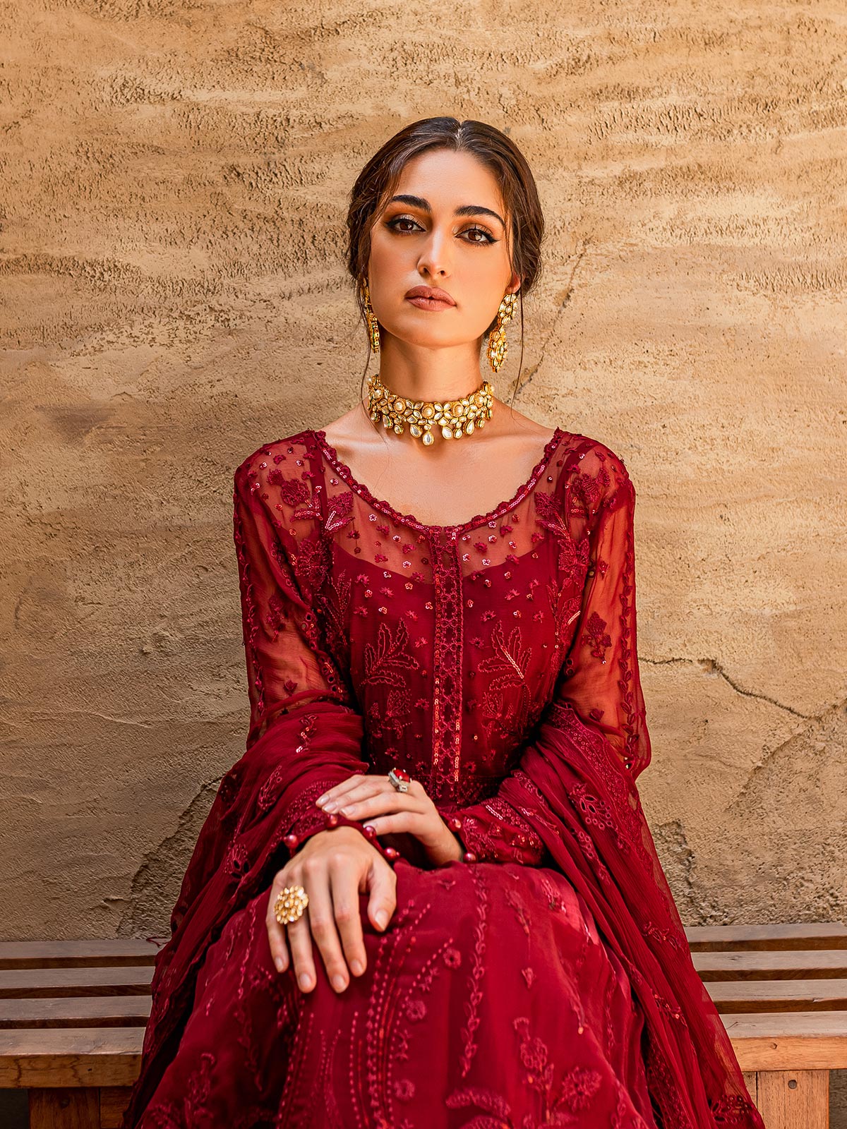 Zaariya 01 Embroidered Chiffon 2022 by Gulaal