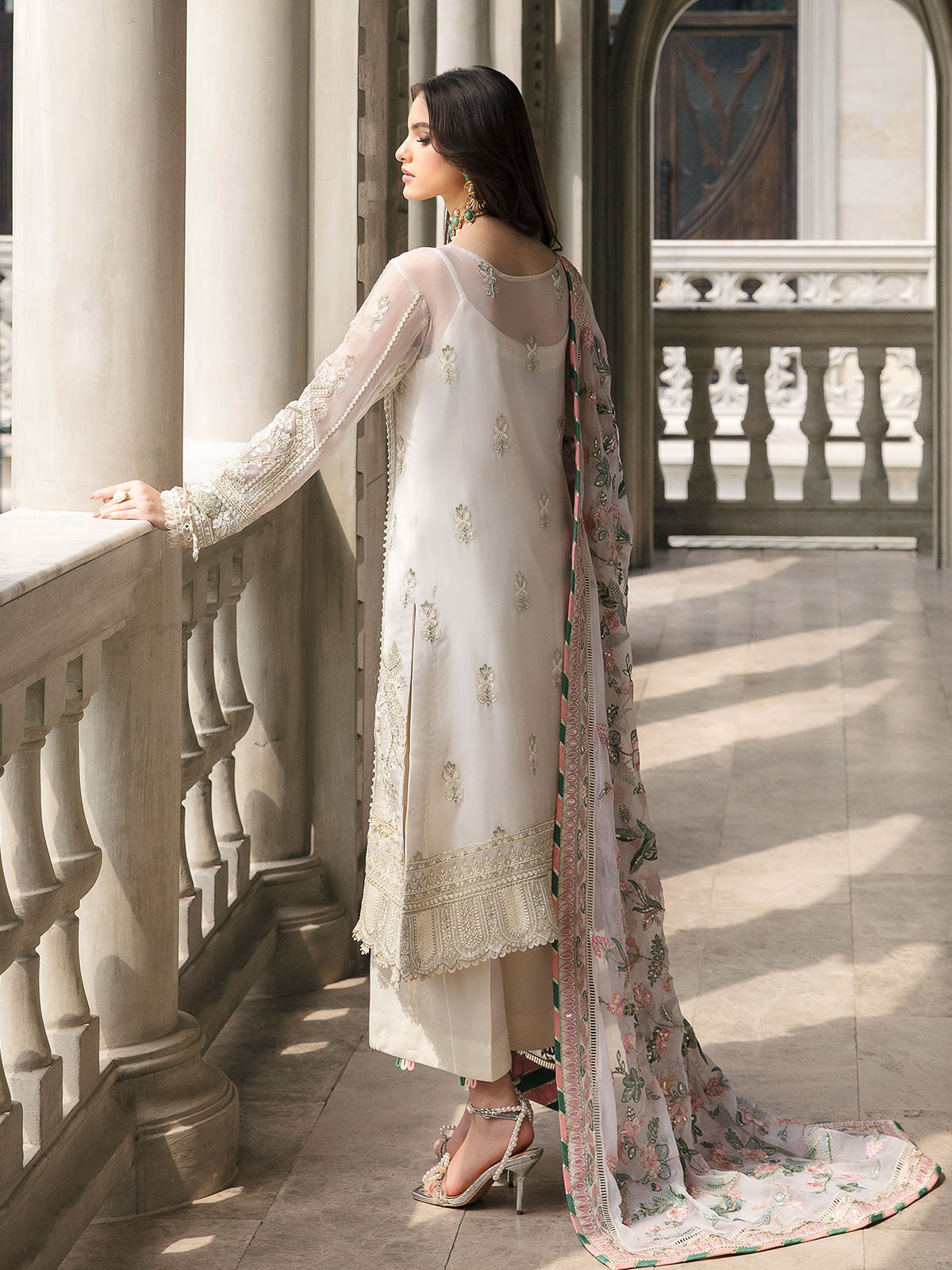 Cemile 03 Embroidered Chiffon Eid Collection by Gulaal
