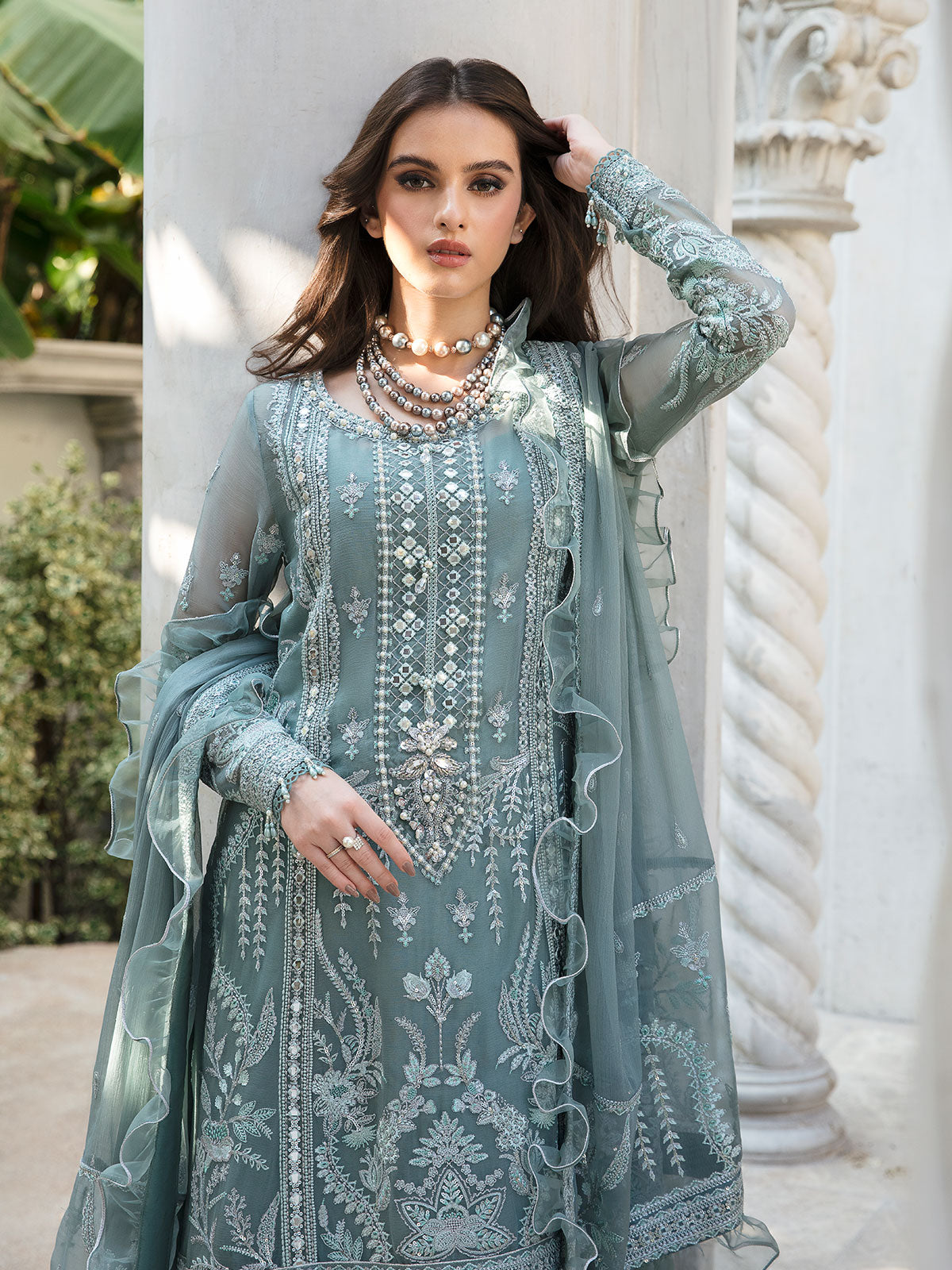 Aiyla 07 Embroidered Chiffon Eid Collection by Gulaal