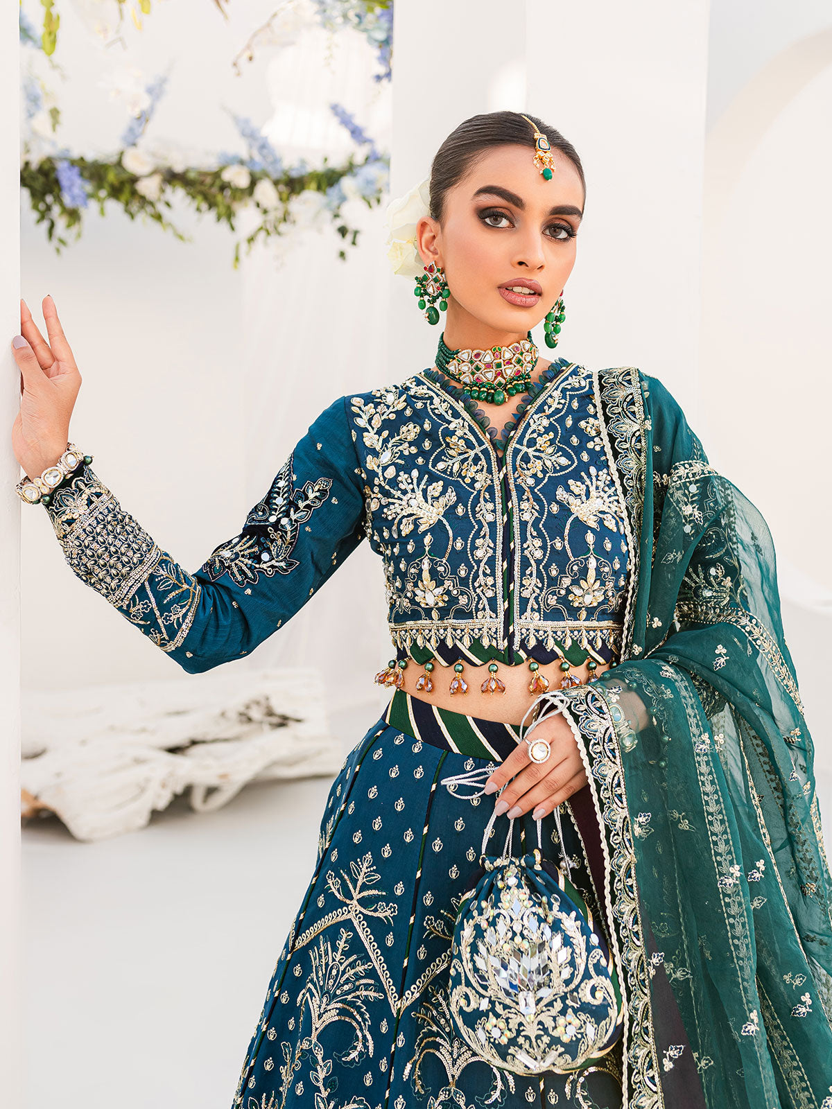 Shabnam 03 - 3 Piece Embroidered Wedding Collection 2022 by Gulaal