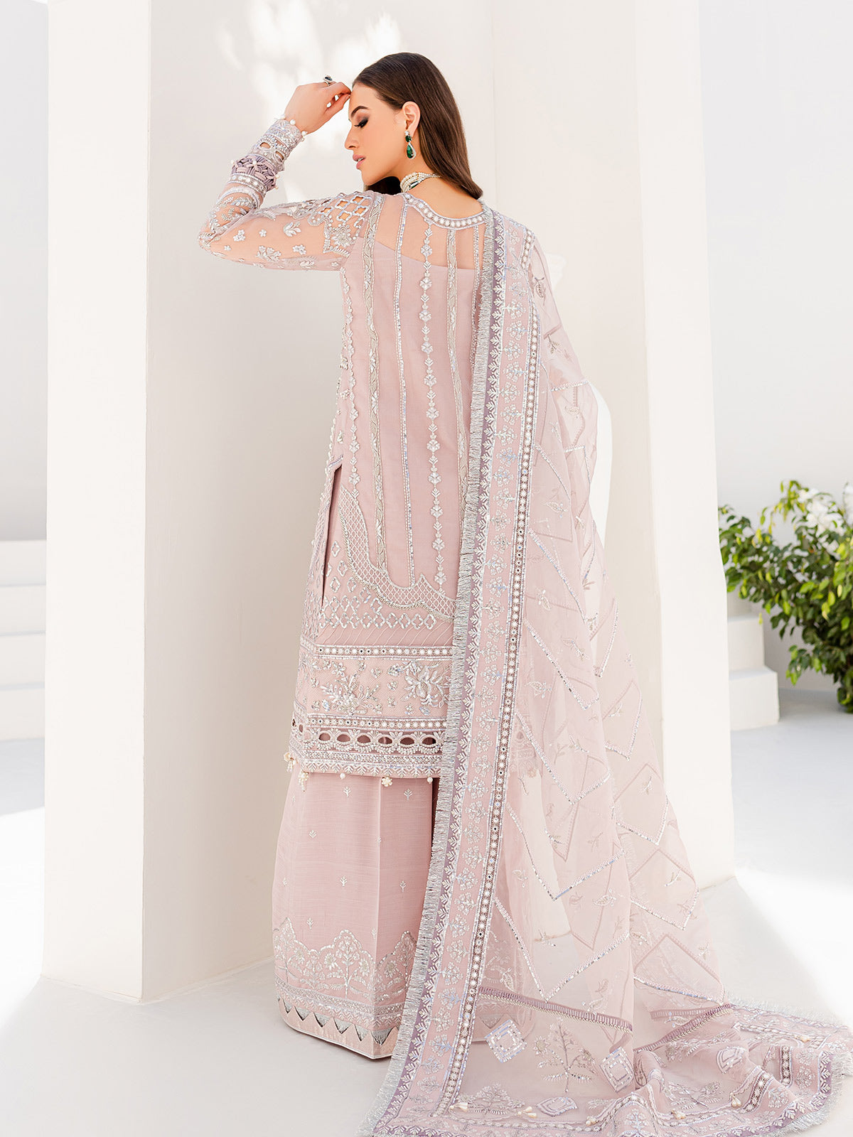 Rayah 04 - 3 Piece Embroidered Wedding Collection 2022 by Gulaal