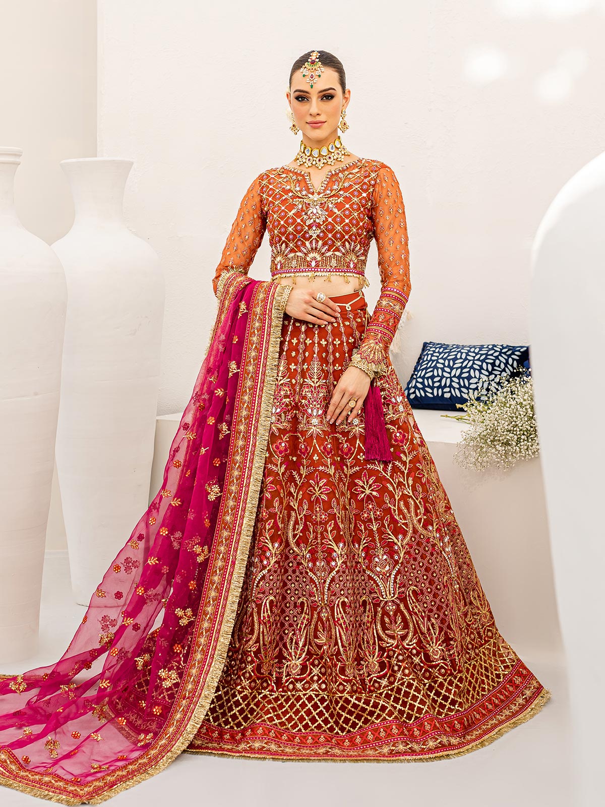 Sanaiyah 06 - 3 Piece Embroidered Wedding Collection 2022 by Gulaal