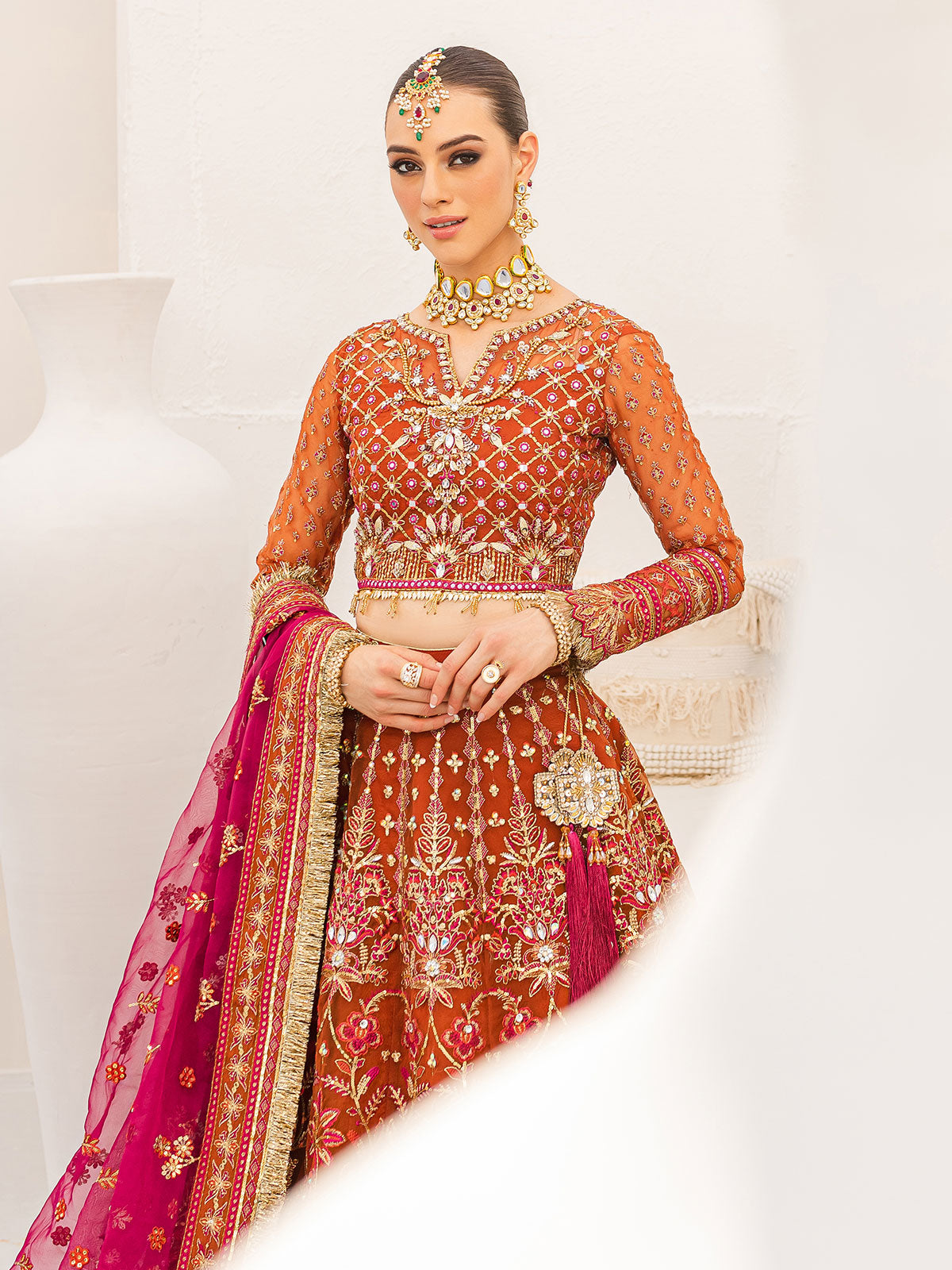 Sanaiyah 06 - 3 Piece Embroidered Wedding Collection 2022 by Gulaal