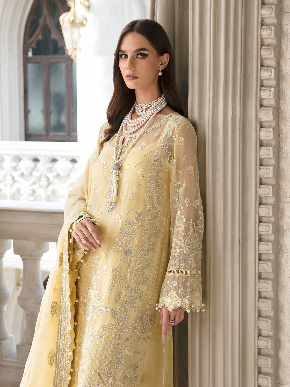 Sahar 04 Embroidered Chiffon Eid Collection by Gulaal