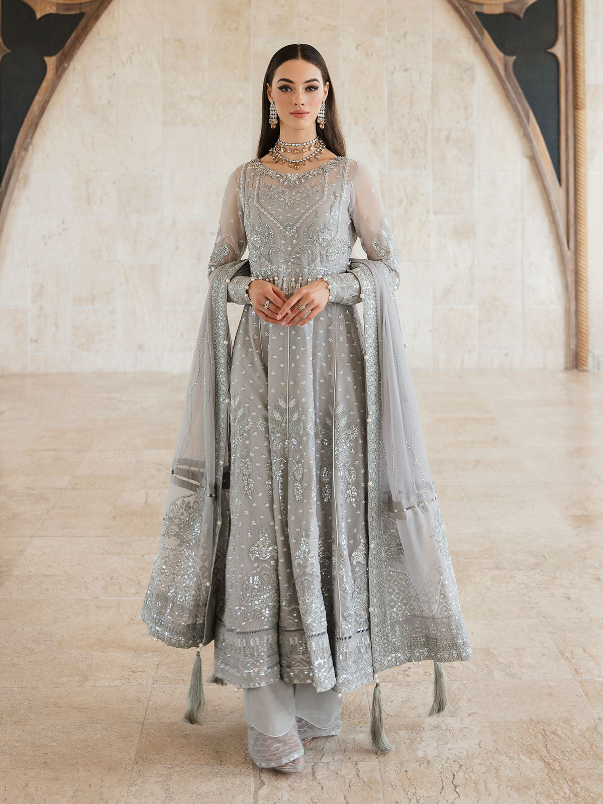 Arwa 06 Embroidered Chiffon Eid Collection by Gulaal