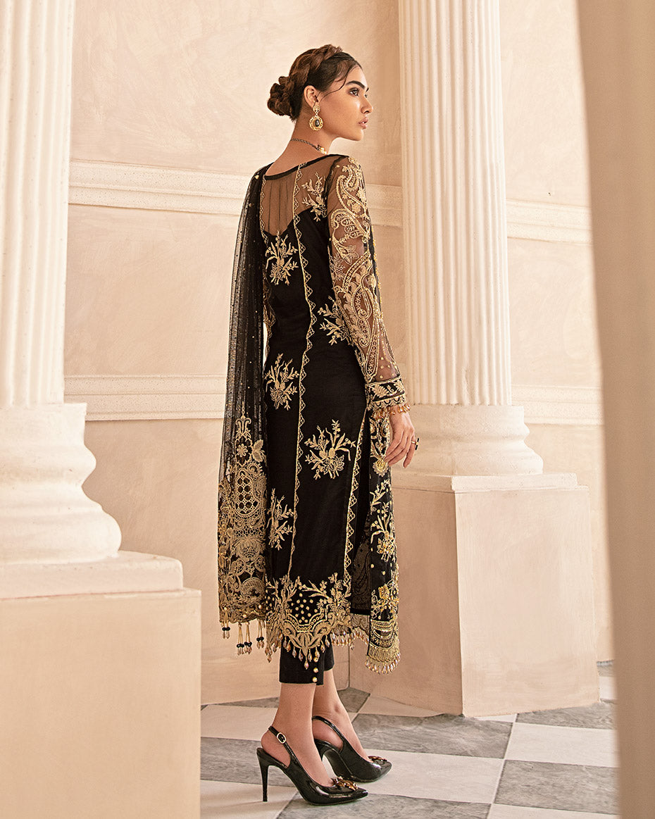 Tamela Embroidered Net 4-Piece Suit MG-03 Mirabella Collection