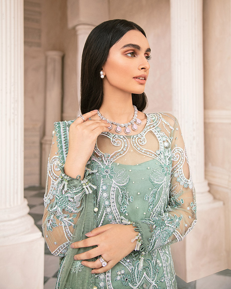 Selene Embroidered Net 4-Piece Suit MG-02 Mirabella Collection