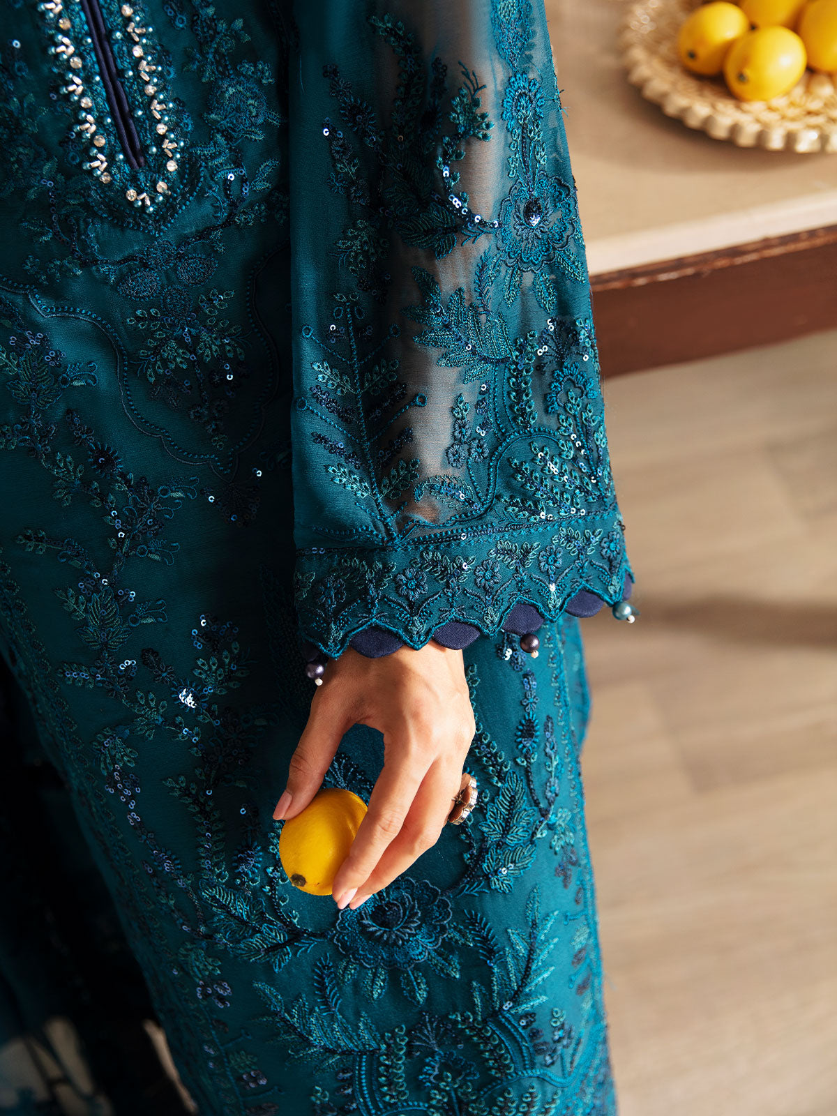 Marleen GL-EC-23V1-08 Embroidered Chiffon 2023 volume 1 by Gulaal