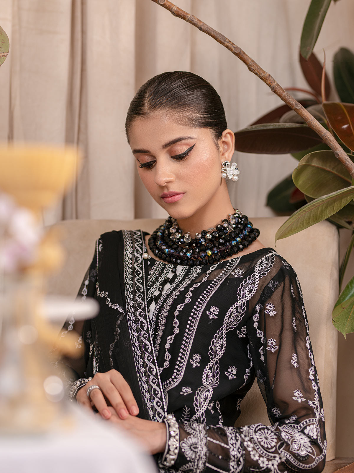 Mahjabeen UC-01 Embroidered Chiffon 2023 by Gulaal