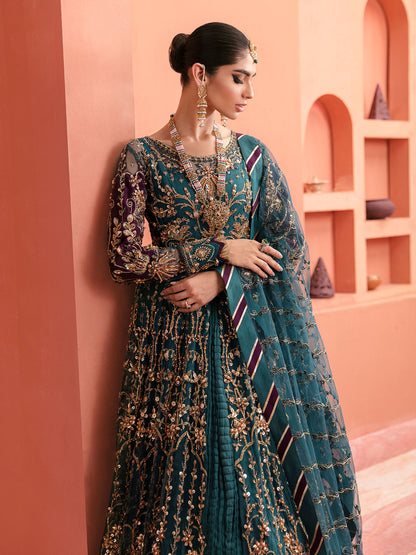 Ayzel GL-WS-22V1-27 (Pishwas and Lehnga) Zaryaab Wedding Formals Collection by Gulaal
