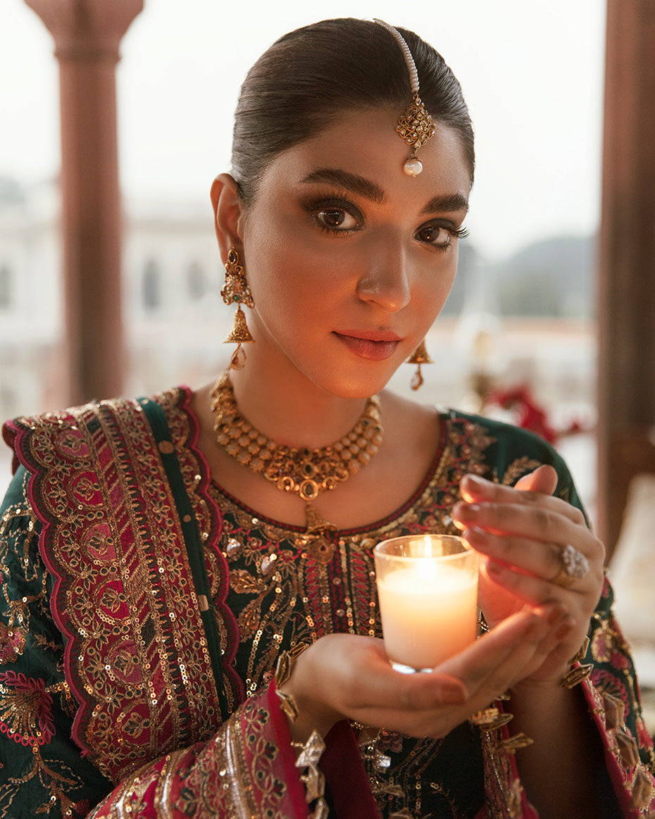 Dilara Embroidered Silk 3-Piece Suit WU-06 Wedding Unstitched Collection 2021