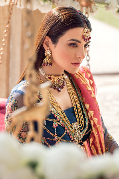 Gul Afshan Embroidered Net 3 Piece Suit GWF-01 - Zohra by Gulaal Wedding Collection