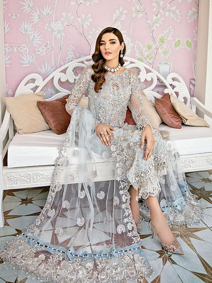Avenir Embroidered Net 3-Piece Suit WS-01