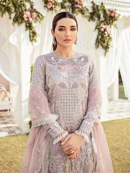 Clair Embroidered Net 3-Piece Suit WS-05