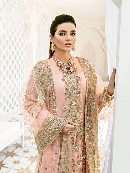 Voir Embroidered Net 3-Piece Suit WS-07 - Fleur De Rose Wedding Formals