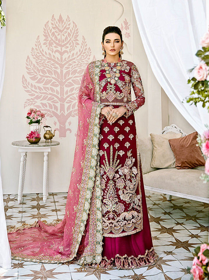 Pois Embroidered Net 3-Piece Suit WS-08