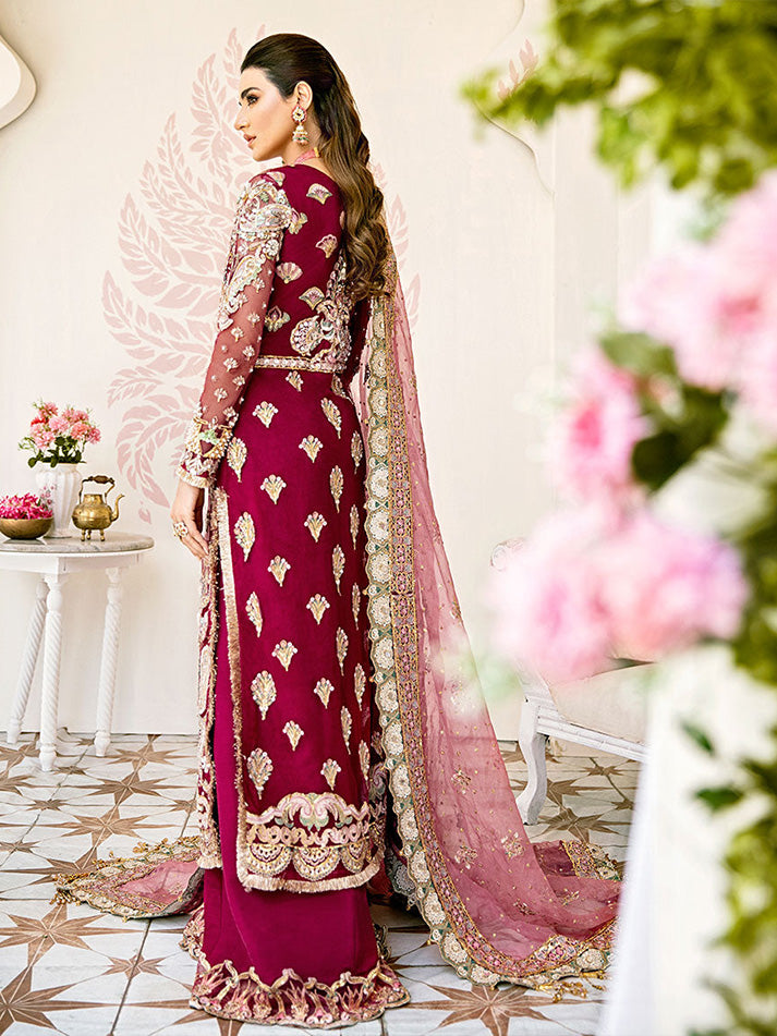 Pois Embroidered Net 3-Piece Suit WS-08