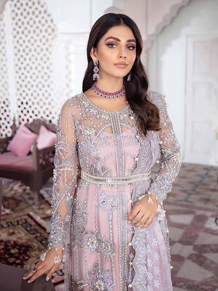 Naaz Embroidered Net 3-Piece Suit WS-09