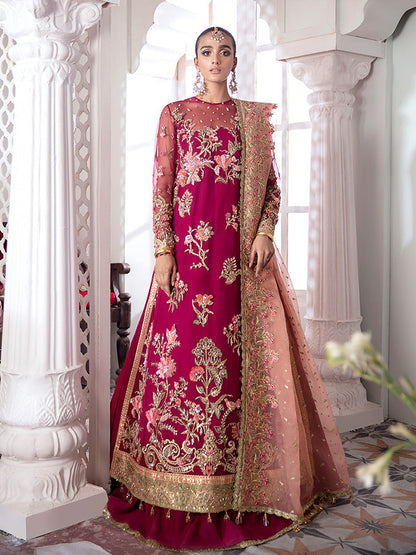 Chameli Embroidered Net 3-Piece Suit WS-10
