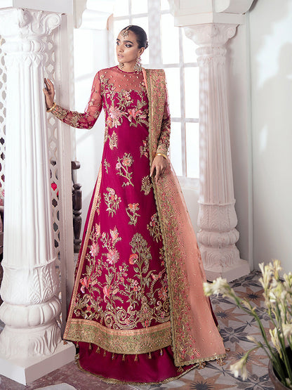 Chameli Embroidered Net 3-Piece Suit WS-10