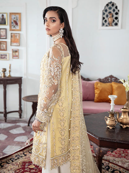 Mahjabeen Embroidered Net 3-Piece Suit WS-17