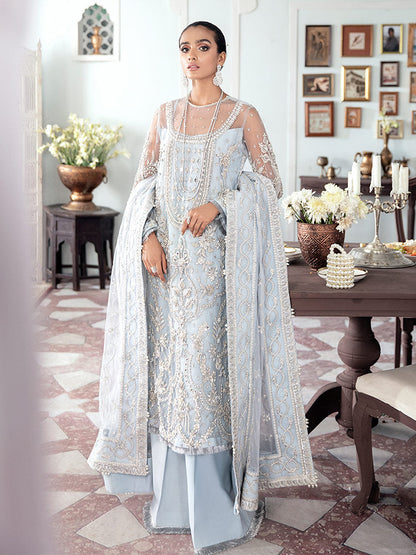 Saika Embroidered Net 3-Piece Suit WS-20