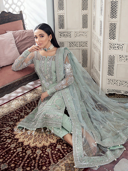 Zeba Embroidered Net 3-Piece Suit WS-21