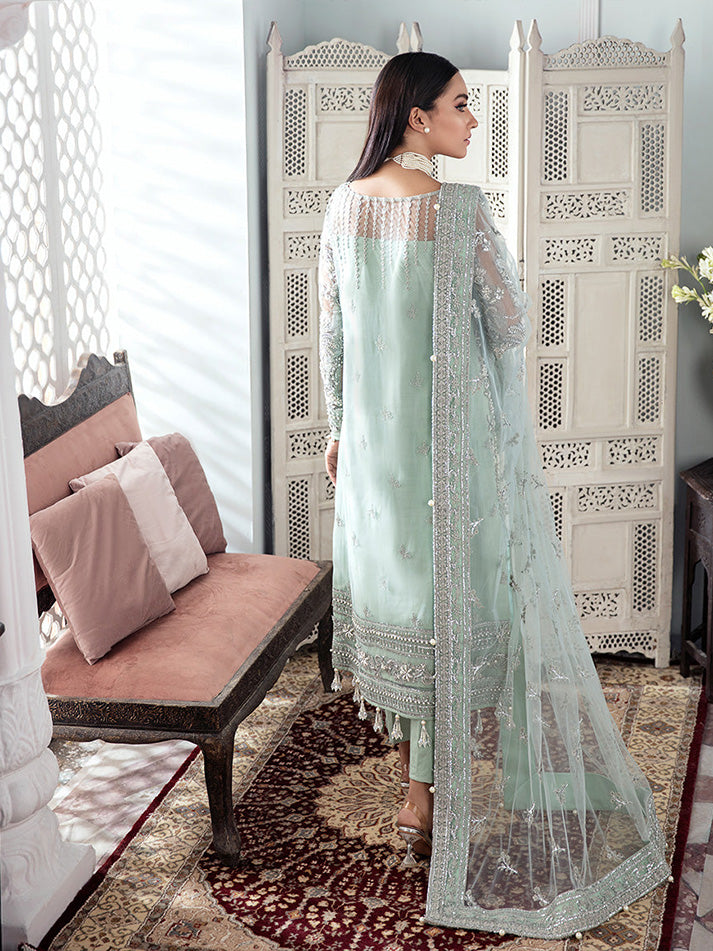 Zeba Embroidered Net 3-Piece Suit WS-21