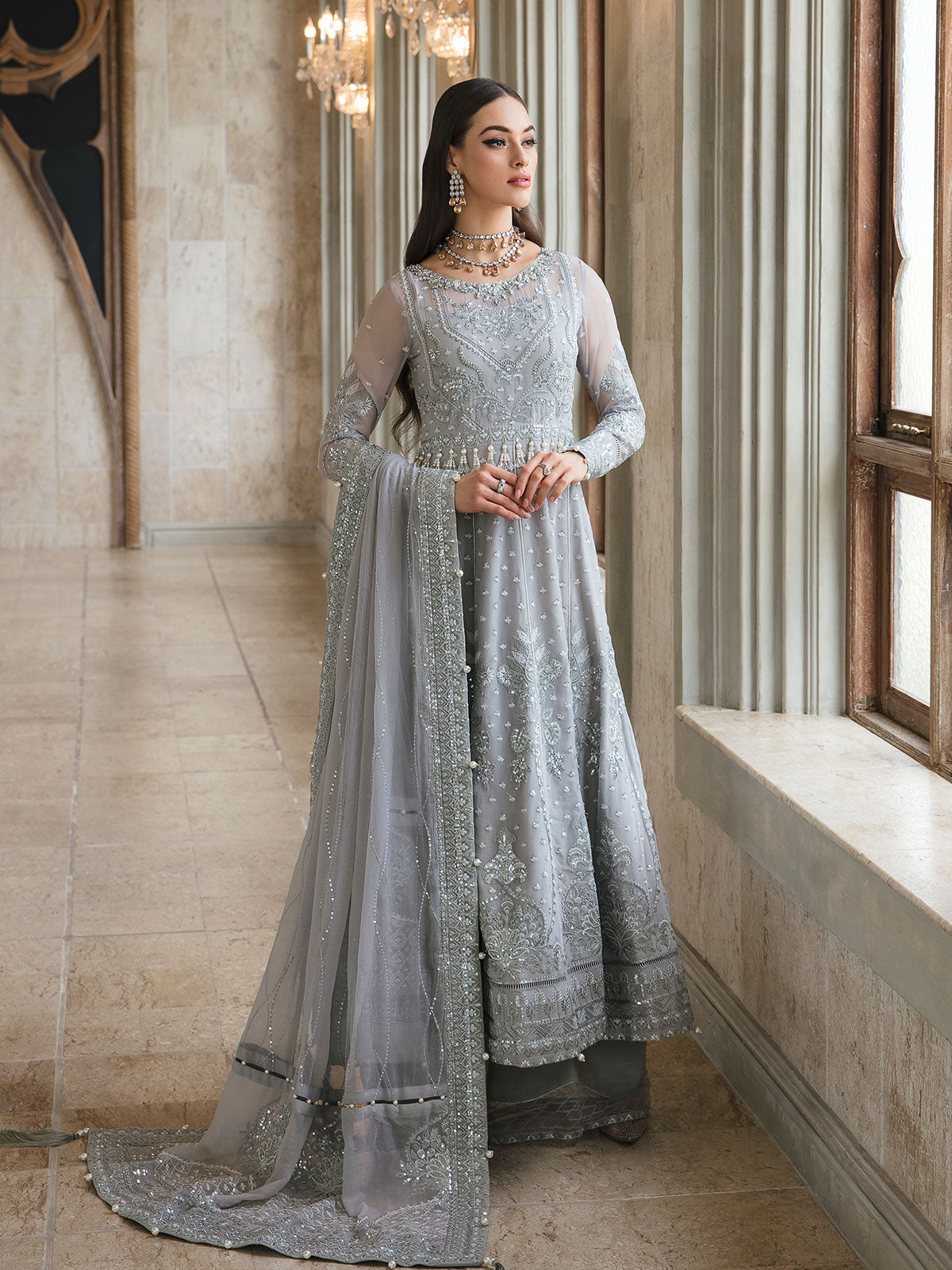 Arwa 06 Embroidered Chiffon Eid Collection by Gulaal
