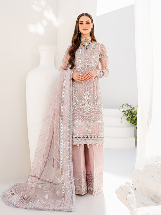 Rayah 04 - 3 Piece Embroidered Wedding Collection 2022 by Gulaal 