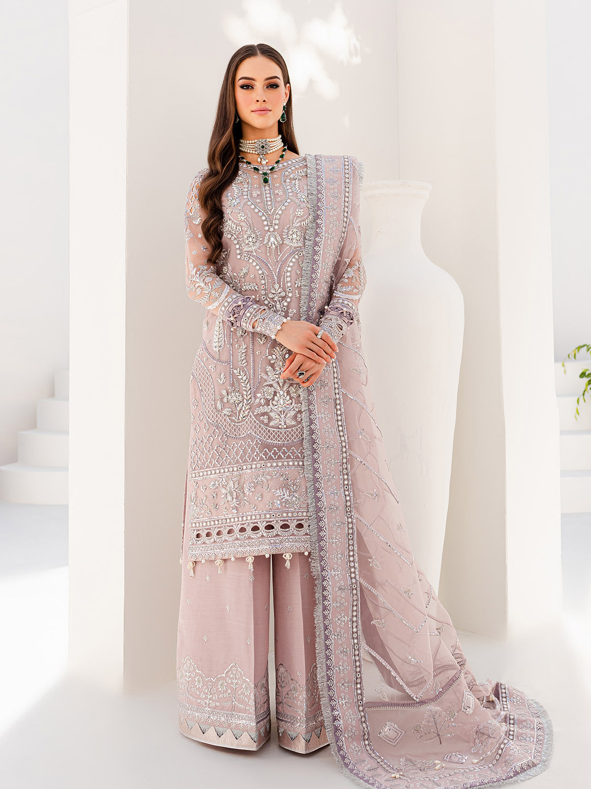 Rayah 04 - 3 Piece Embroidered Wedding Collection 2022 by Gulaal 