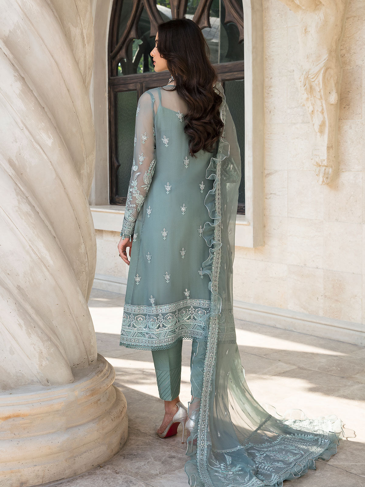 Aiyla 07 Embroidered Chiffon Eid Collection by Gulaal