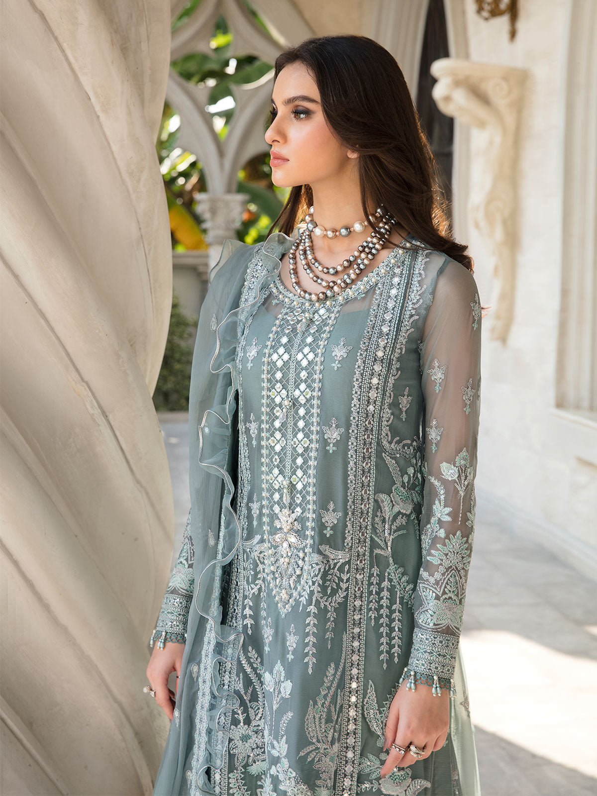 Aiyla 07 Embroidered Chiffon Eid Collection by Gulaal