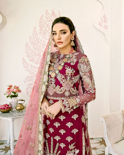 Pois Embroidered Net 3-Piece Suit WS-08 - Fleur De Rose Wedding Formals