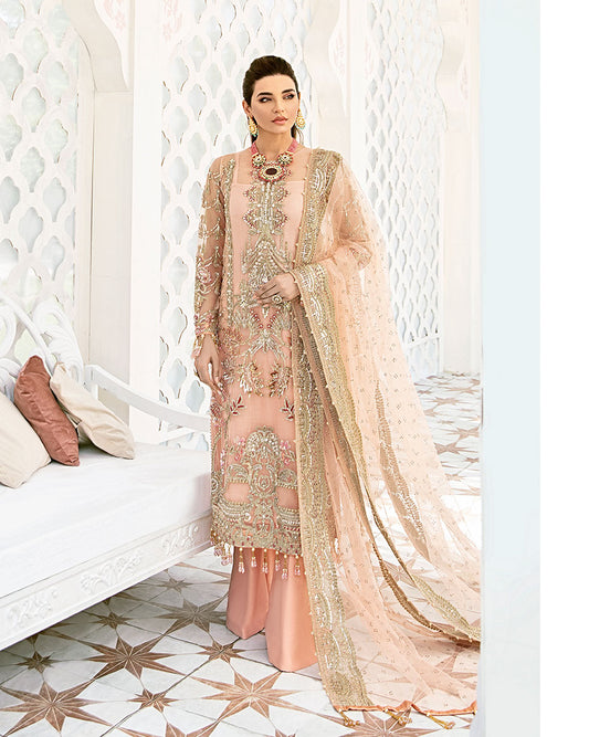 Voir Embroidered Net 3-Piece Suit WS-07 - Fleur De Rose Wedding Formals