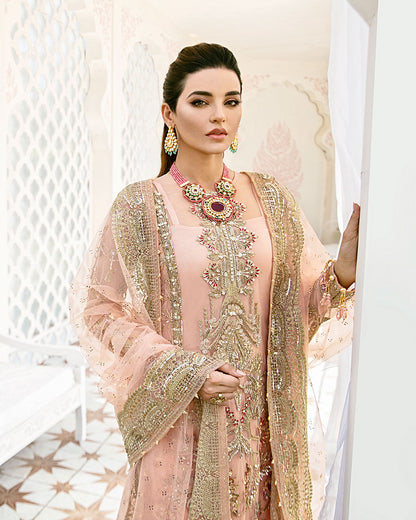 Voir Embroidered Net 3-Piece Suit WS-07 - Fleur De Rose Wedding Formals