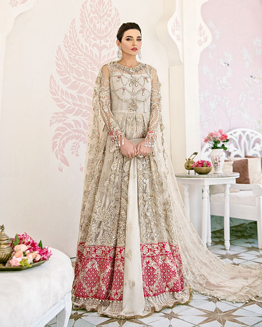 Jeune Embroidered Net 3-Piece Suit WS-02 - Fleur De Rose Wedding Formals