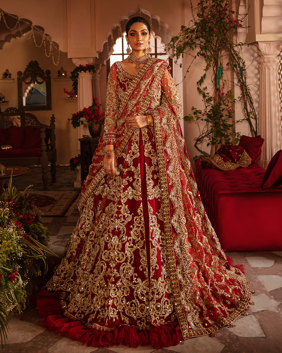 Gulrukh B-15 Mehernaaz Bridal Couture Collection 2021