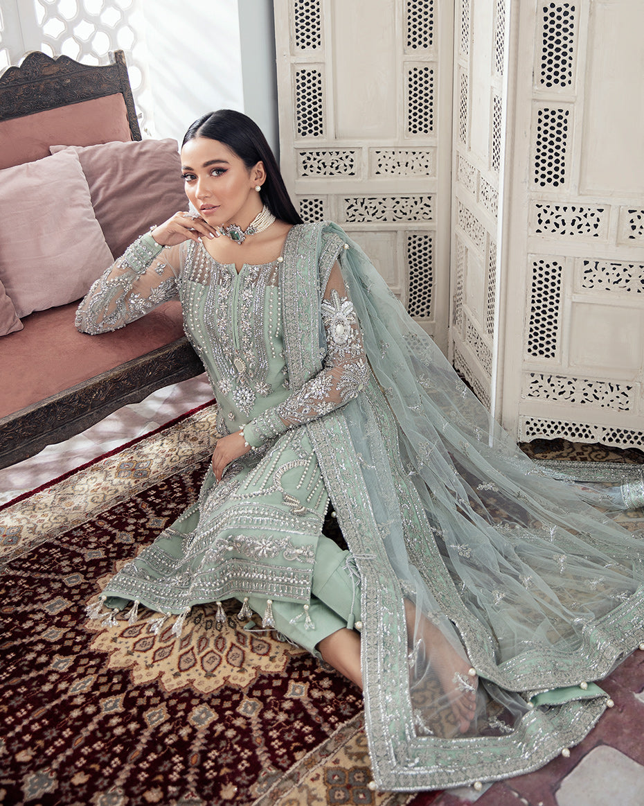 Zeba Embroidered Net 3-Piece Suit WS-21 - Meherma Wedding Formals Collection